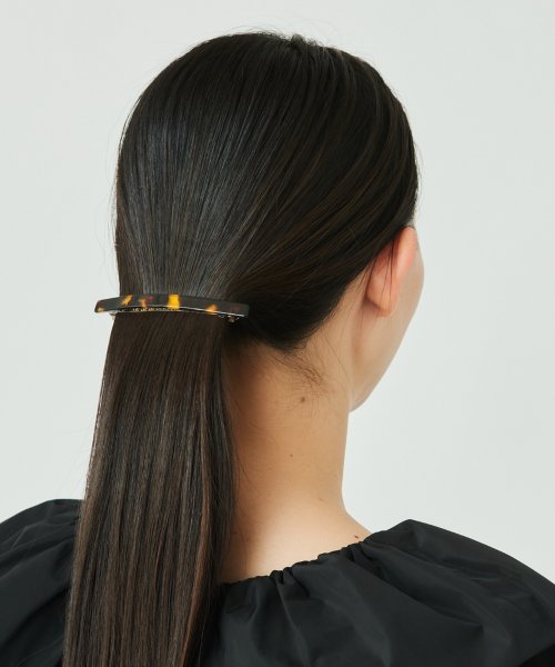 IRIS 47(IRIS 47)/【IRIS 47 / イリスフォーセブン】bekko barrette HB35 / べっ甲 バレッタ 結婚式 お呼ばれ ヘアアクセ/img02