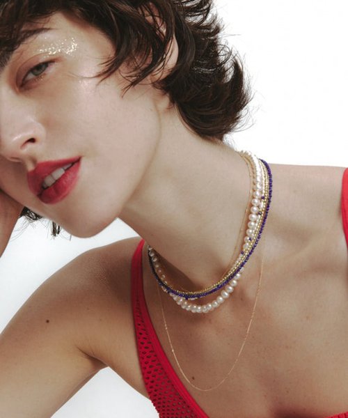 les bon bon(les bon bon)/【les bon bon / ルボンボン】glow pearl necklace BOB387 / パール ネックレス 淡水パール シルバー925 日本製/img02