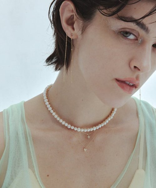 les bon bon(les bon bon)/【les bon bon / ルボンボン】glow pearl necklace BOB387 / パール ネックレス 淡水パール シルバー925 日本製/img04