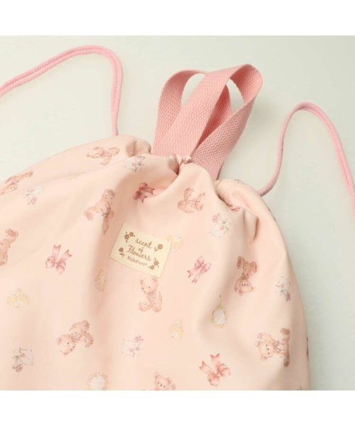 Kids Foret(キッズフォーレ)/【子供服】 Kids Foret (キッズフォーレ) 花・くま柄フリル付きナップサック・リュック B13616/img05