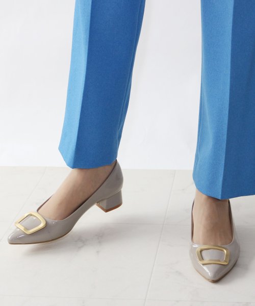 ポインテッドトゥバックルパンプス【低反発スポンジ入り】 人気・おすすめ｜使いやすい・旅行におすすめ 品質保証 全国発送 日本国内発送・最短翌日お届け