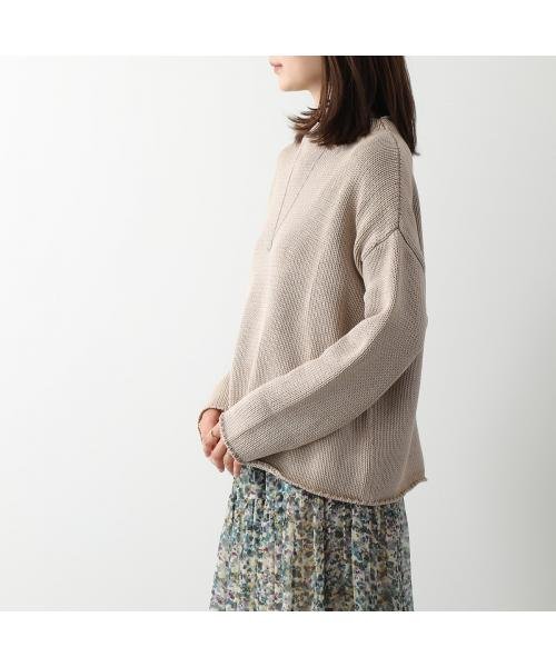 DEMYLEE ニット LAMIS WSF22036 コットン ボートネック ニット LAMIS WSF22036 コットン ボートネック ドロップショルダー