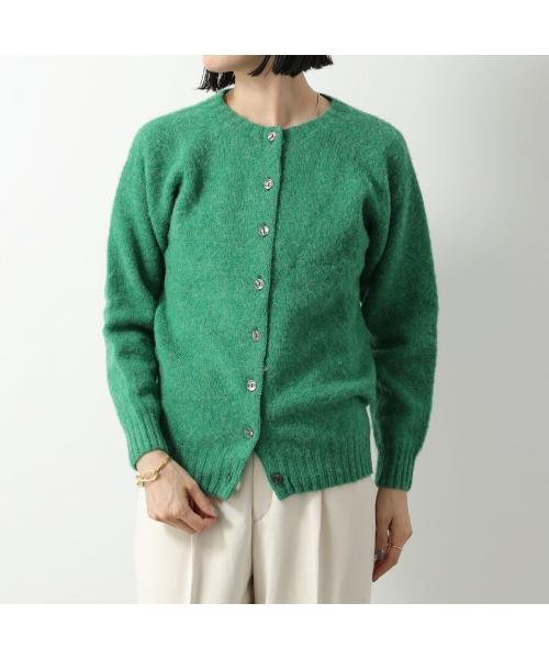 Harley of Scotland カーディガン High Button L3004/3HB カーディガン Scotland of Button Harley L3004/3HB High P1485747233(11340円)