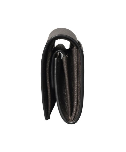 【ピウメノ】二つ折り財布 レザー コンパクトウォレット 本革 ピウメノ クロモエイチ スナップ開閉