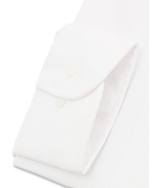 TAKA-Q(タカキュー)/【白無地】形態安定 吸水速乾 レギュラーフィット レギュラーカラー 長袖 シャツ メンズ ワイシャツ ビジネス ノーアイロン 形態安定 yシャツ 速乾/img02