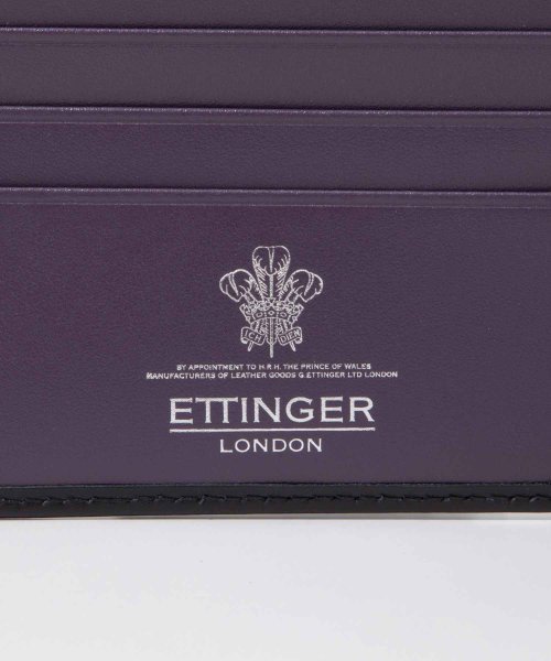 ETTINGER(エッティンガー)/エッティンガー ETTINGER ST141J 二つ折り財布 Billfold w. 3 c/c & coin purse メンズ 財布 カーフレザー ミニ財布/img09