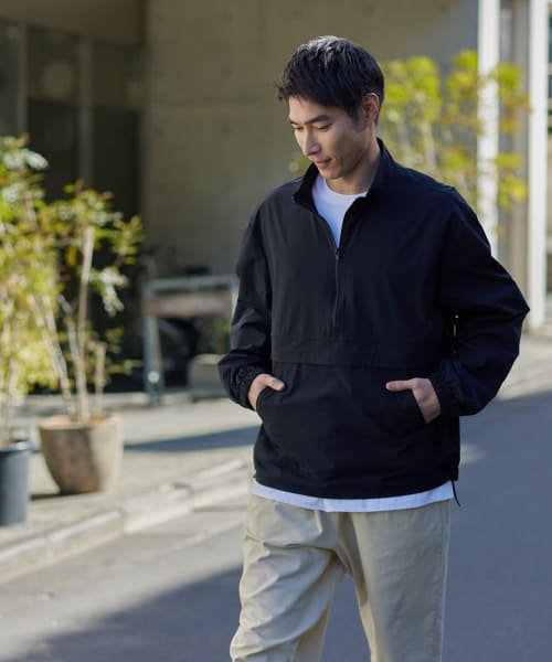 ITEMS URBANRESEARCH(アイテムズアーバンリサーチ（メンズ）)/撥水×イージーケア ハーフzipプルオーバージャケット/img04