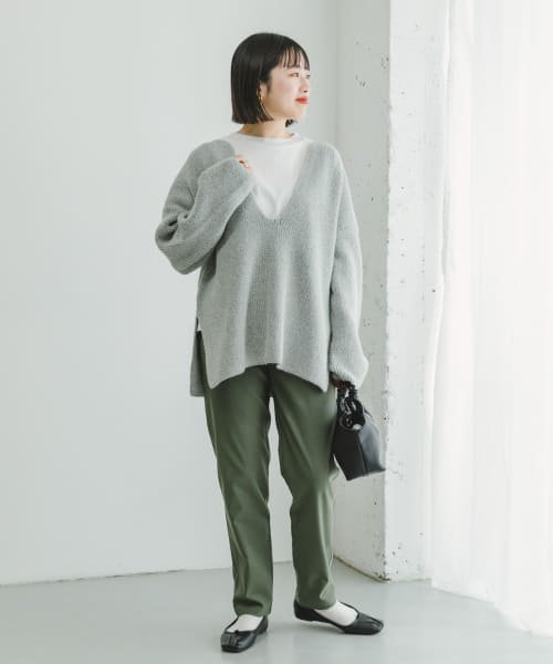 ITEMS URBANRESEARCH(アイテムズ アーバンリサーチ（レディース）)/ストレッチテーパードパンツ/img04