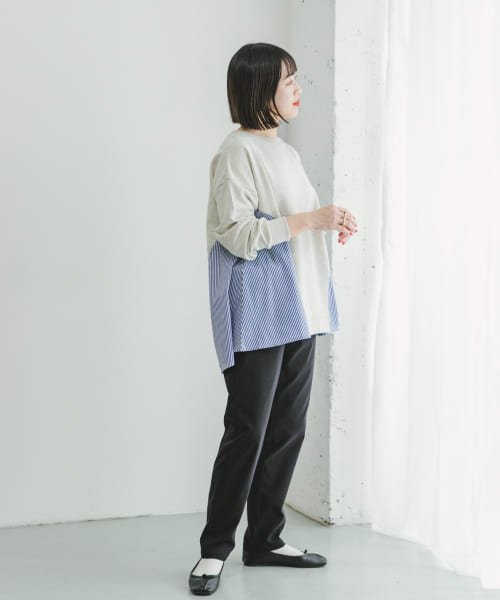 ITEMS URBANRESEARCH(アイテムズ アーバンリサーチ（レディース）)/ストレッチテーパードパンツ/img12