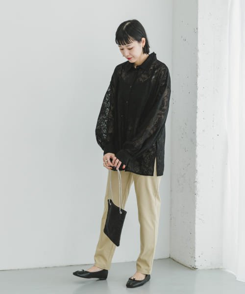 ITEMS URBANRESEARCH(アイテムズ アーバンリサーチ（レディース）)/ストレッチテーパードパンツ/img19