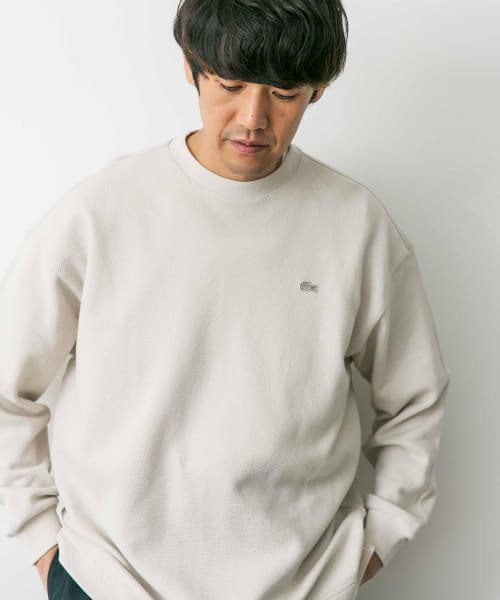 URBAN RESEARCH DOORS(アーバンリサーチドアーズ)/『別注』LACOSTE×DOORS　thick pique crew long－sleeve/img08