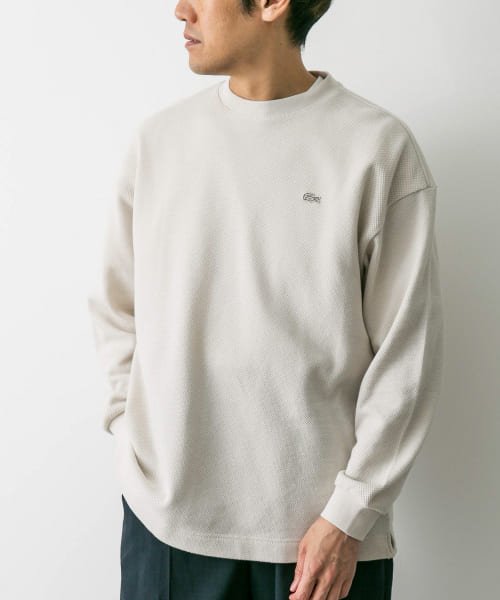 URBAN RESEARCH DOORS(アーバンリサーチドアーズ)/『別注』LACOSTE×DOORS　thick pique crew long－sleeve/img10