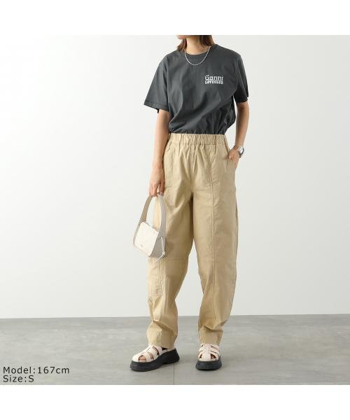 GANNI(ガニー)/GANNI Tシャツ Basic Jersey Relaxed T Shirt 半袖 ロゴT/img02