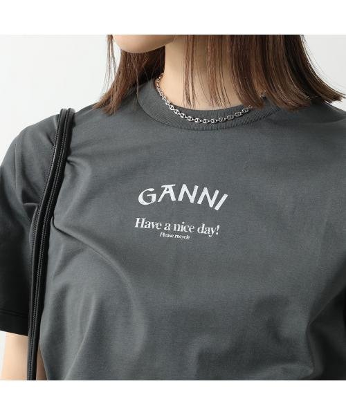 GANNI(ガニー)/GANNI 半袖 Tシャツ Basic Jersey Ganni Relaxed T－shirt/img08