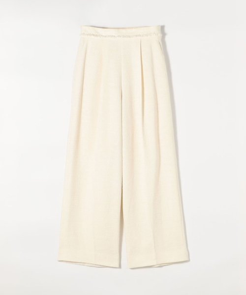 ライトスラブツイード サスペンダーワイドパンツ 