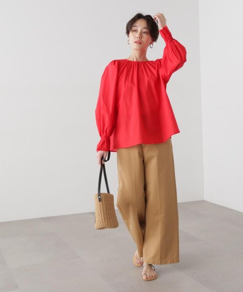 N Natural Beauty Basic(エヌナチュラルビューティベーシック)/センタープレススラックスパンツ《S Size Line》/img23