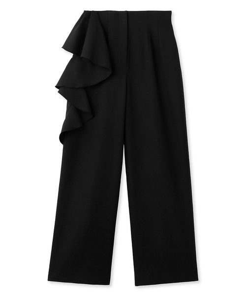 ラッフルディテールワイドパンツ 予めご了承ください