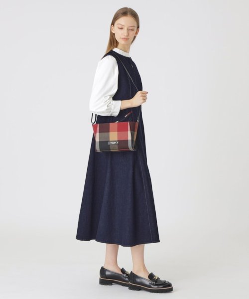 クレストブリッジチェックPVCミニショルダー 