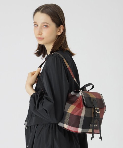 クレストブリッジチェックPVCバックパック 