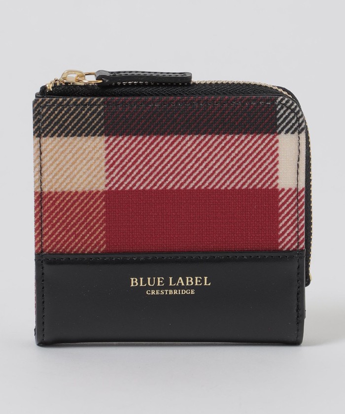 クレストブリッジチェックPVC二つ折り財布(505859239)｜阪急