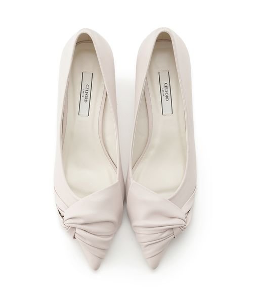 アシンメトリーボウパンプス 予めご了承ください