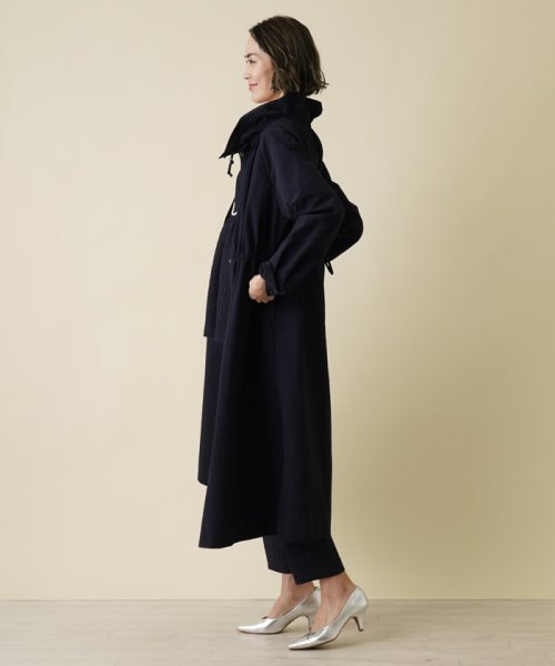 シャーリング襟スプリングコート【セレモニー】 