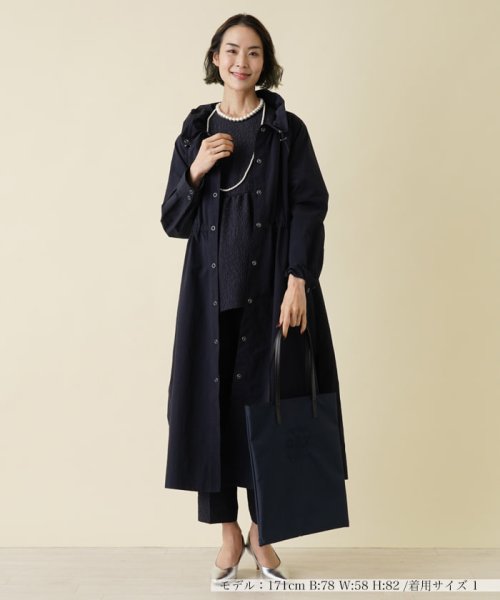 シャーリング襟スプリングコート【セレモニー】 