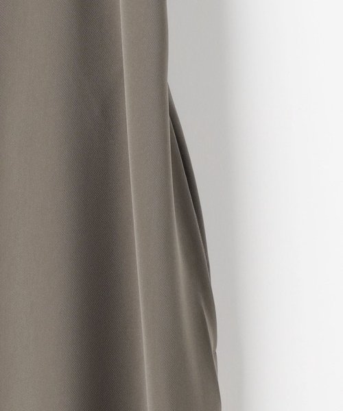 シアー フォルムスリーブ トップス × キャミソール ワンピース 