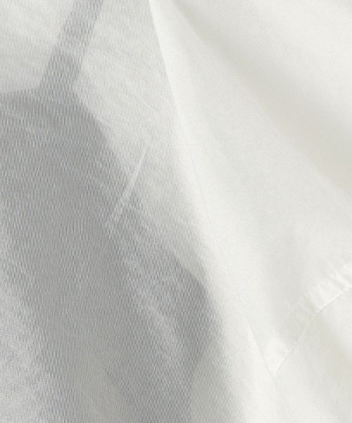 シアー フォルムスリーブ トップス × キャミソール ワンピース 