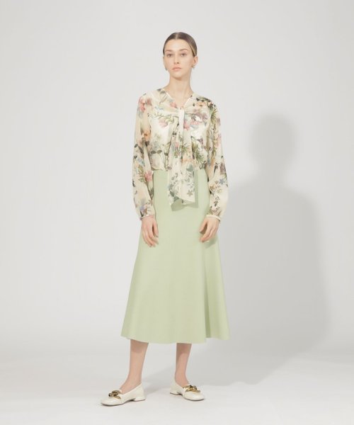 シアーフィオーレプリント ボウブラウス ボウブラウス シアーフィオーレプリント PE2473622443(18865円)