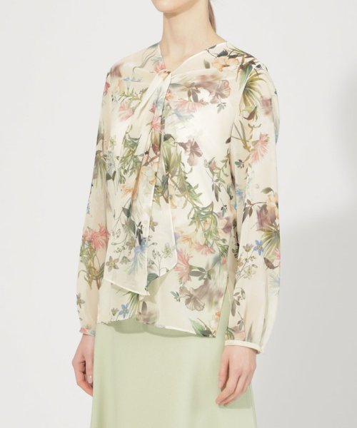 シアーフィオーレプリント ボウブラウス ボウブラウス シアーフィオーレプリント PE2473622443(18865円)