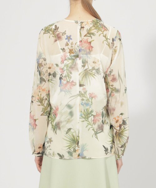 シアーフィオーレプリント ボウブラウス ボウブラウス シアーフィオーレプリント PE2473622443(18865円)
