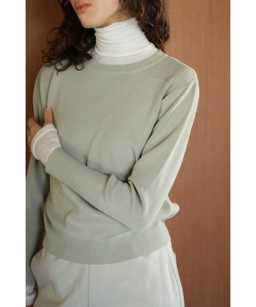 CLANE(クラネ)/BASIC COMPACT KNIT TOPS/img04