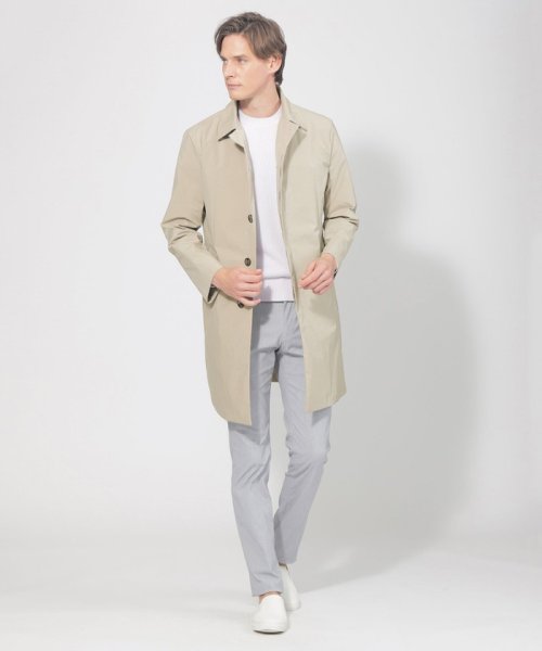 ライナー付きステンカラーコート 