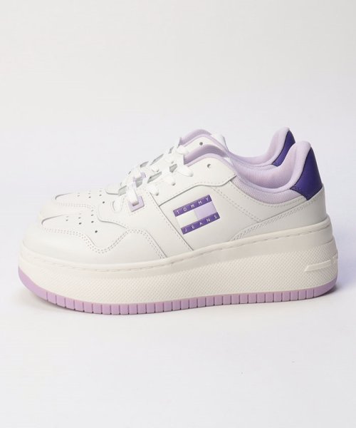 【NET ViVi掲載】レトロバスケットプラットフォームスニーカー 