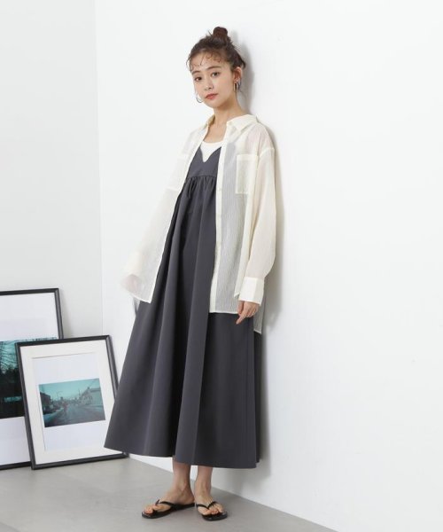 N Natural Beauty Basic(エヌナチュラルビューティベーシック)/シアーストライプシャツ 24SS/img28