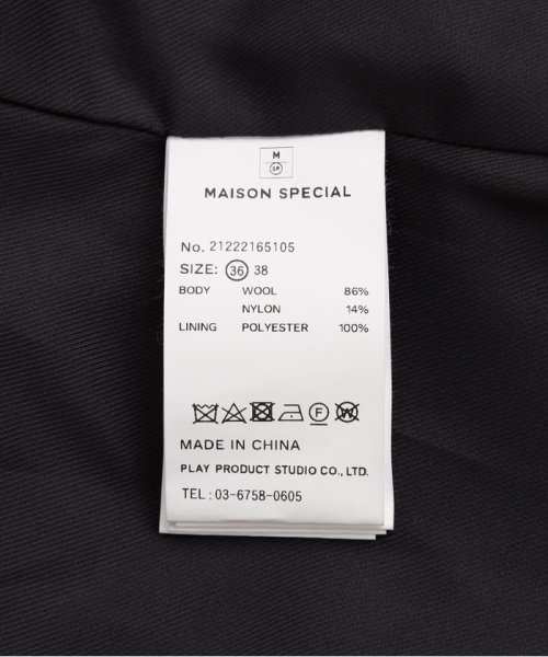 RoyalFlash(ロイヤルフラッシュ)/MAISON SPECIAL/メゾンスペシャル/Super140 Melton Double Coat/img11