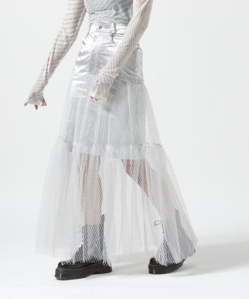 RoyalFlash(ロイヤルフラッシュ)/MAISON SPECIAL/メゾンスペシャル/Metallic Hard Tulle Skirt/img05