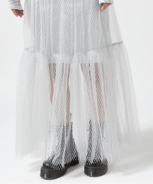 RoyalFlash(ロイヤルフラッシュ)/MAISON SPECIAL/メゾンスペシャル/Metallic Hard Tulle Skirt/img11