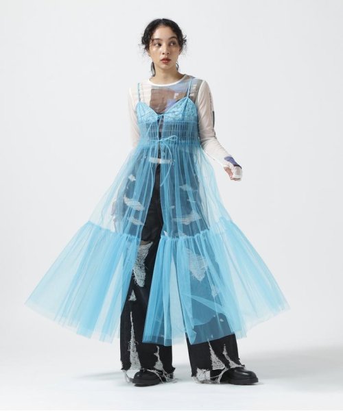 RoyalFlash(ロイヤルフラッシュ)/MAISON SPECIAL/メゾンスペシャル/Tulle Shirring Gathered Dress/img06