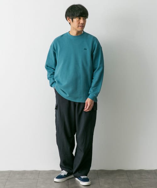 URBAN RESEARCH DOORS(アーバンリサーチドアーズ)/『別注』LACOSTE×DOORS　thick pique crew long－sleeve/img42