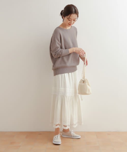 URBAN RESEARCH DOORS(アーバンリサーチドアーズ)/コットンボートネックガーターKNIT/img44