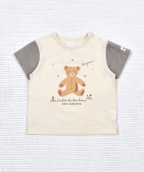 fillot de bebe reduction(フィヨ・デュ・ベベ・ルダクティオン)/オーガニック天竺クマTシャツ (70~90cm)/img04