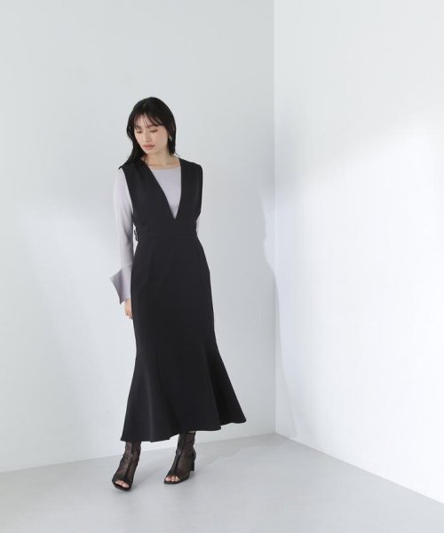 NATURAL BEAUTY BASIC(ナチュラルビューティーベーシック)/サイドバックルベルトジャンスカ　24SS/img02