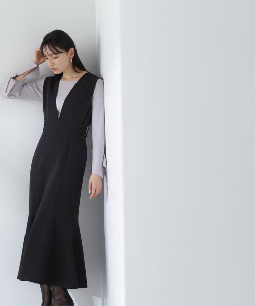 NATURAL BEAUTY BASIC(ナチュラルビューティーベーシック)/サイドバックルベルトジャンスカ　24SS/img05