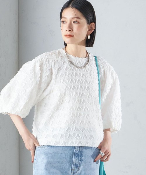 SHIPS WOMEN(シップス　ウィメン)/〈手洗い可能〉ジオメタリック カット ジャカード ブラウス 24SS ◇/img18