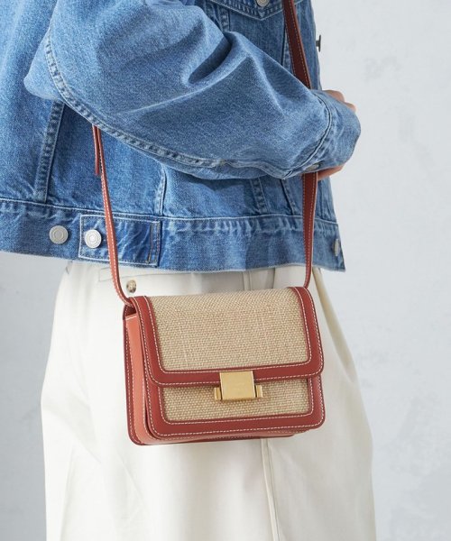 SHIPS WOMEN(シップス　ウィメン)/kabinett:BOX BAG MINI LINEN ◇/img19