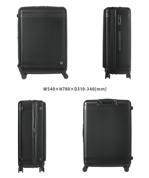 BERMAS(バーマス)/バーマス スーツケース 108L/118L LL XL フロントオープン 大容量 拡張 ストッパー USB BERMAS 60298 キャリーケース キャリーバ/img03