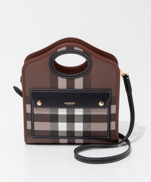 BURBERRY(バーバリー)/バーバリー BURBERRY 8071386 ハンドバッグ レディース バッグ ショルダーバッグ 2way プレゼント ギフト ダークバーチブラウン/img01