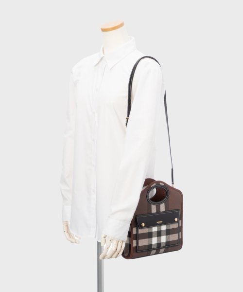 BURBERRY(バーバリー)/バーバリー BURBERRY 8071386 ハンドバッグ レディース バッグ ショルダーバッグ 2way プレゼント ギフト ダークバーチブラウン/img02